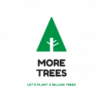 MoreTrees logo - a green triangle tree against a transparent background